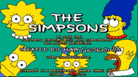 Simpsons Arcade Game The